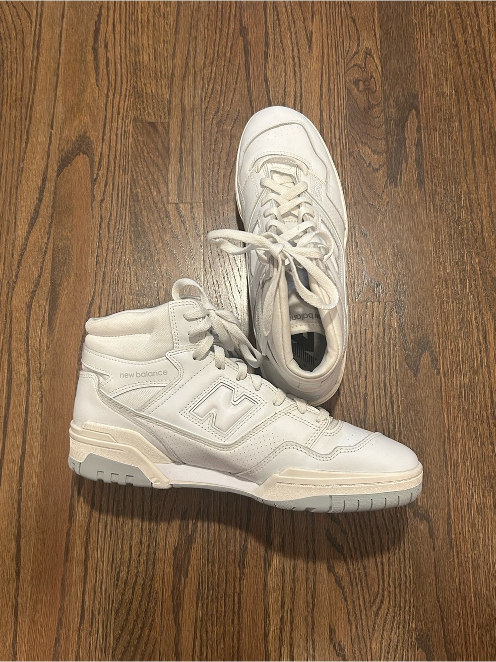 New Balance 650R White High Top Sneakers BB650RWW Men’s 11 Women’s 12.5